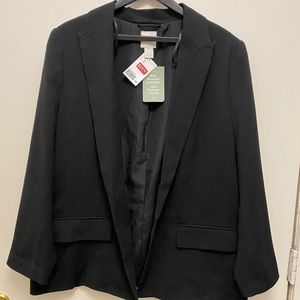 Black H&M blazer XL NWT